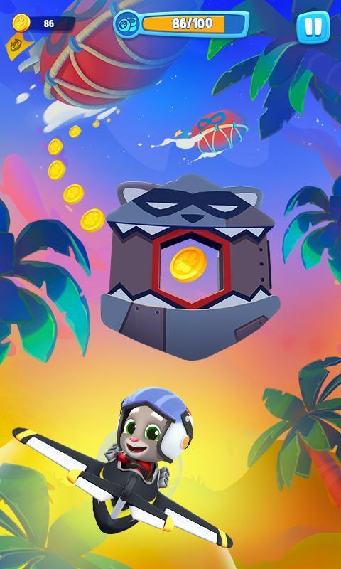 汤姆猫空中飞行无限金币无限钻石版(Talking Tom Sky Run) v1.2.0.1340 最新版 v1.2.0.1340 最新版