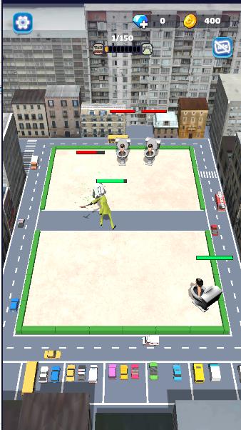 Skibydi厕所路战免广告获得奖励版 v1.04 安卓中文版 v1.04 安卓中文版