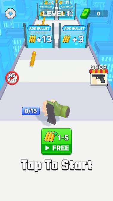 子弹射击无限钞票免广告版 v1.0.3 安卓修改版