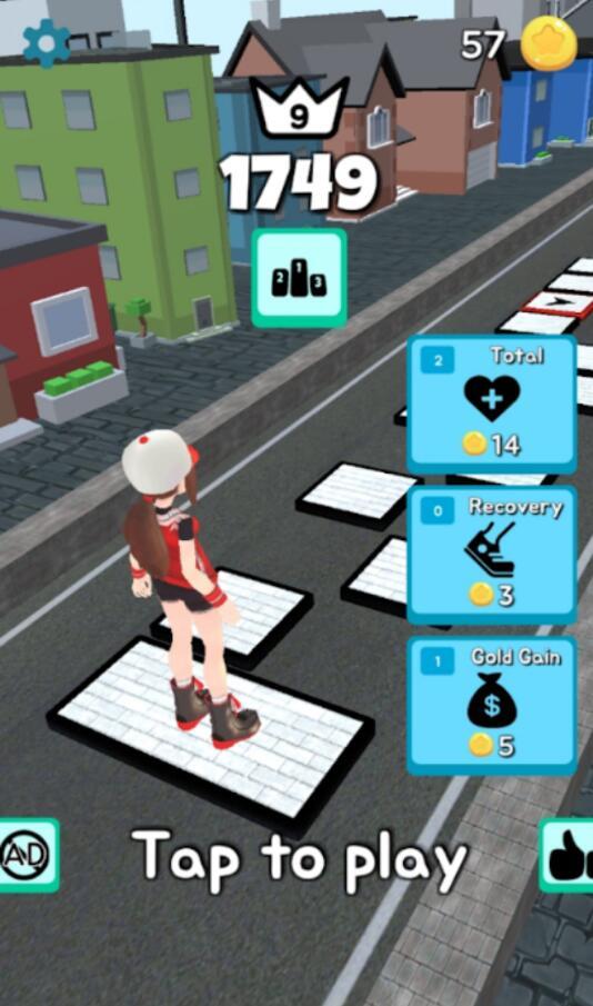 跳跃女孩大量金币版 1.0.3安卓版截图2