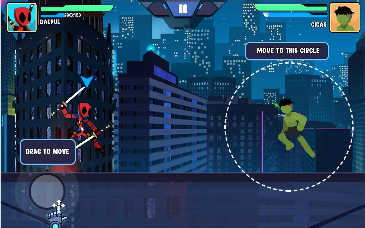 Stickman Superhero(火柴人拳皇战争官方版) 0.2.2安卓版截图1