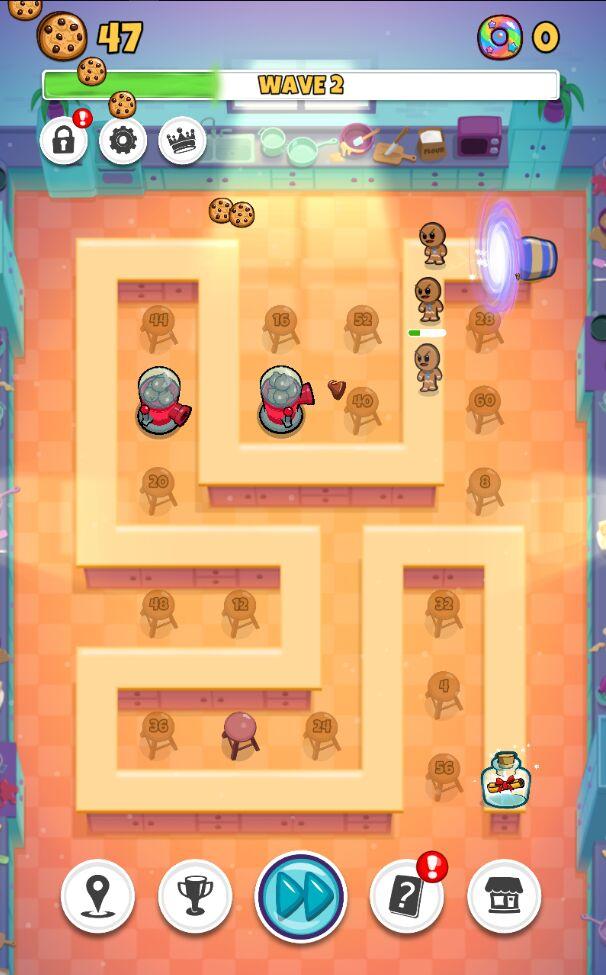 饼干塔防无尽挑战官方版 49安卓版截图1