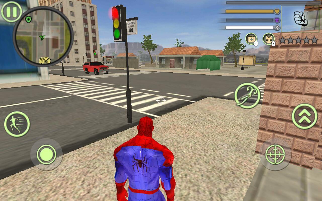 超级绳索英雄世界街黑帮安卓版 1.0最新版截图1