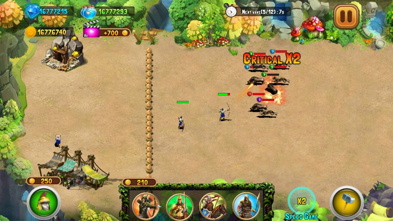 StickMan Defense war(火柴人防御大战大量金币版) 13安卓版截图0