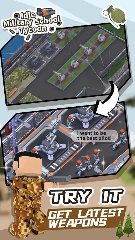 Idle Military School Tycoon(闲置军校大亨无限钞票版) 1.1.7最新版截图3