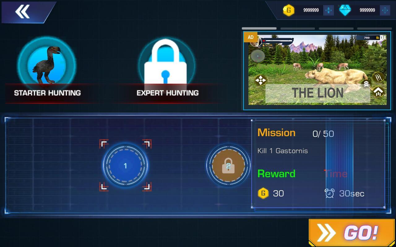 恐龙猎人3D无限金币无限钻石版 10破解版截图1