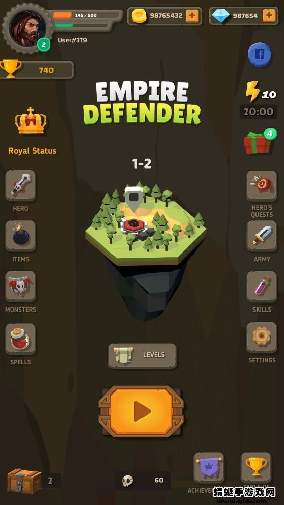 Empire Defender(帝王后卫塔防)无限金币钻石版 1.2.0安卓版截图3