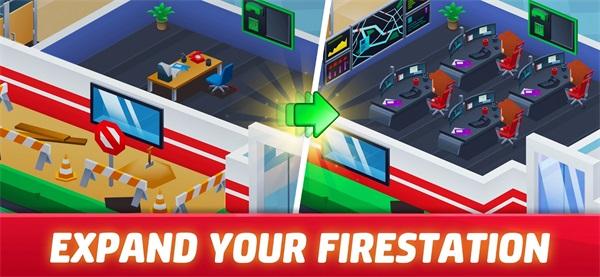 Idle Firefighter(放置消防员大亨破解版) 1.24最新版截图0
