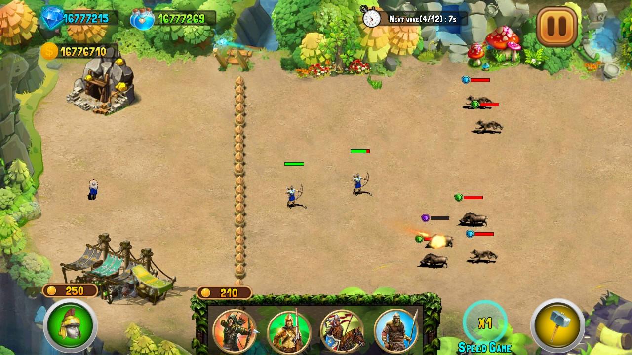 StickMan Defense war(火柴人防御大战大量金币版) 13安卓版截图1