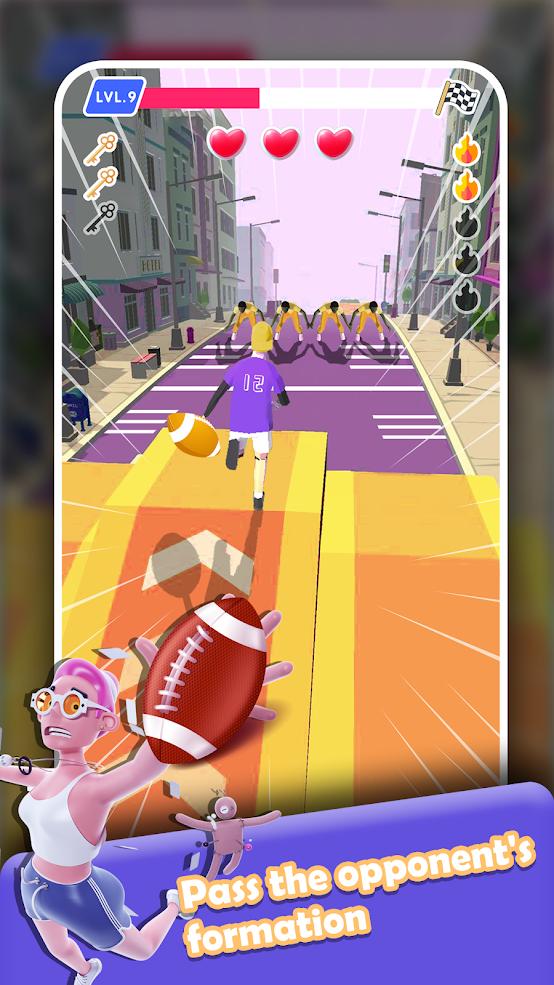 Rugby Pass(橄榄球传球大量金币版) 1.0.5安卓版截图1