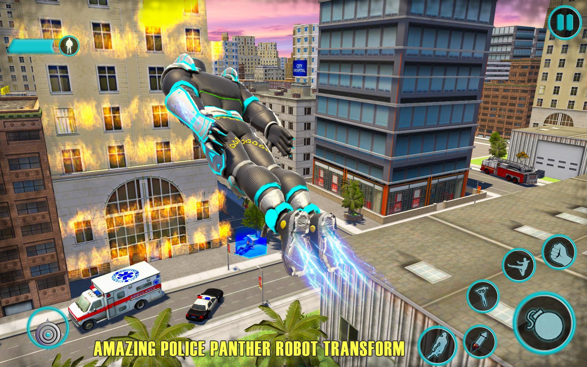 Panther Robot Battle City Rescue Games(飞豹机器人无限货币版) 2.4安卓版截图2