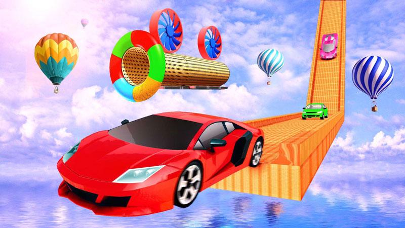 Mega Ramp Car Stunt(不可能的轨道赛车驾驶游戏大量货币版) 1.1安卓版截图0