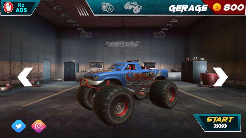 Monster Truck Stunt Racing(怪物卡车游戏无限金币版) 2.1安卓版截图1