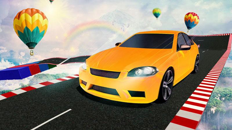 Mega Ramp Car Stunt(不可能的轨道赛车驾驶游戏大量货币版) 1.1安卓版截图1