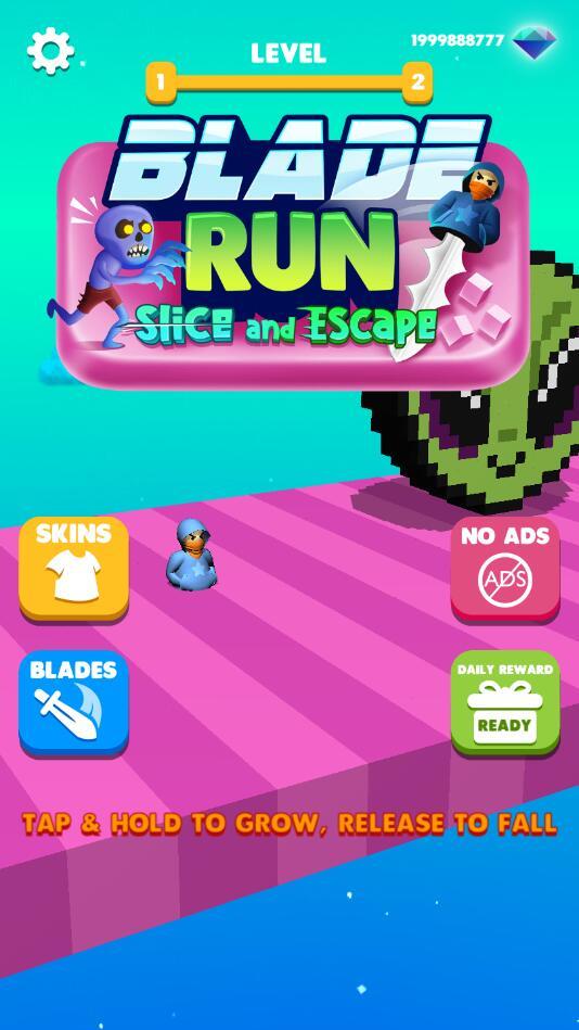 Blade Run Slice and Escape(刀锋酷跑无限钻石破解版) 1.0.0安卓破解版截图4