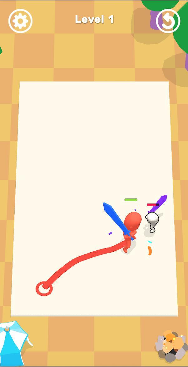 Draw Clash: One Man Army 3D(3D绘制冲突免广告跳过关卡版) 0.195安卓版截图3