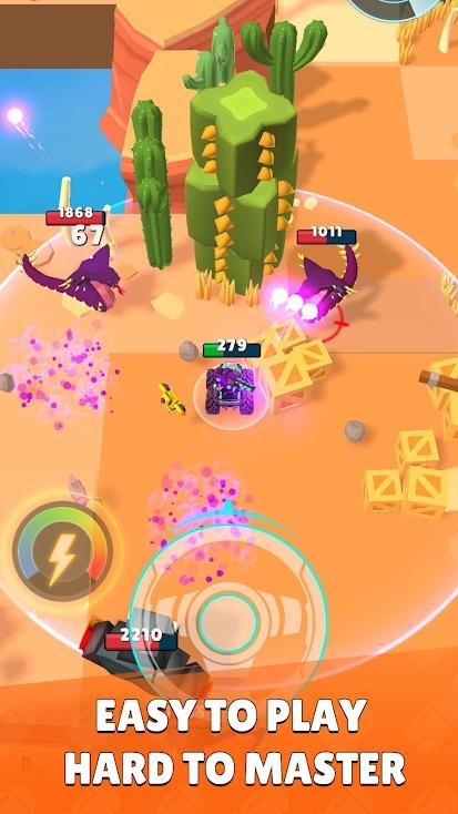 战斗车怪物猎人破解版 1.5无限汽油版截图1