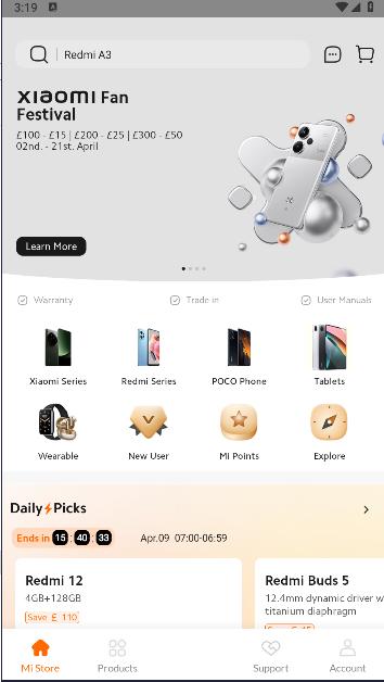 mi store app中文版(小米商城海外版)