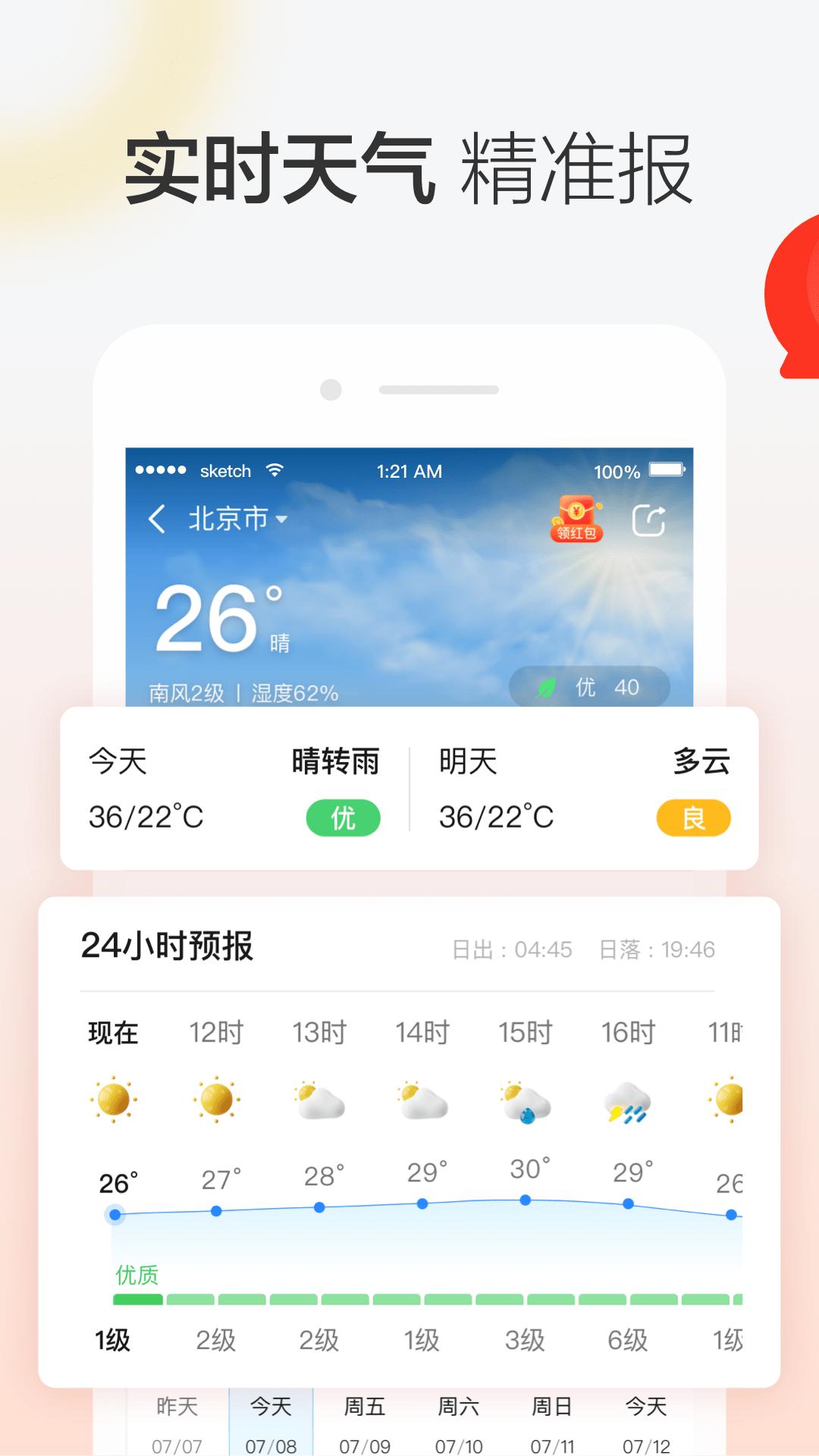 晶彩天气预报app最新版