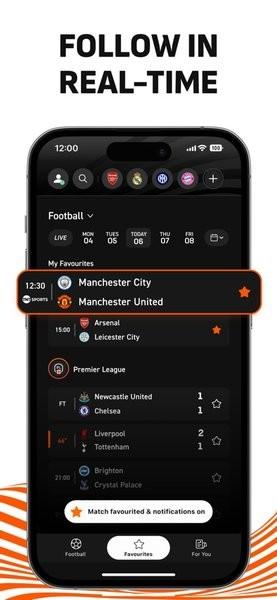 LiveScore app