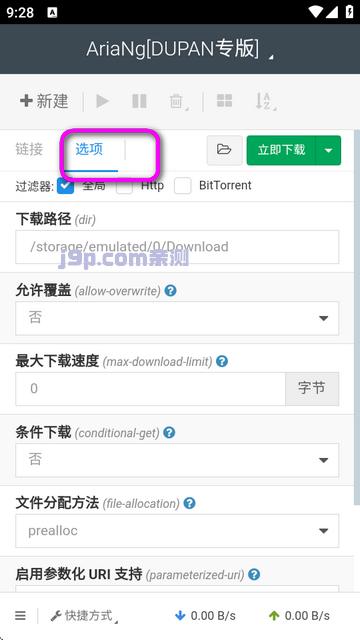 不限速下载器AriaNg GUI公益版