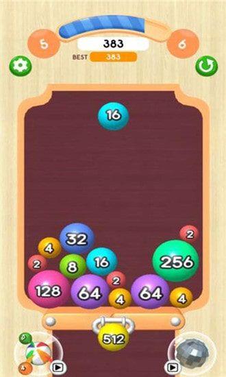 开心球球2048红包版截图0