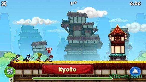 忍者跳跃冲刺中文版(Ninjump Dash)截图0