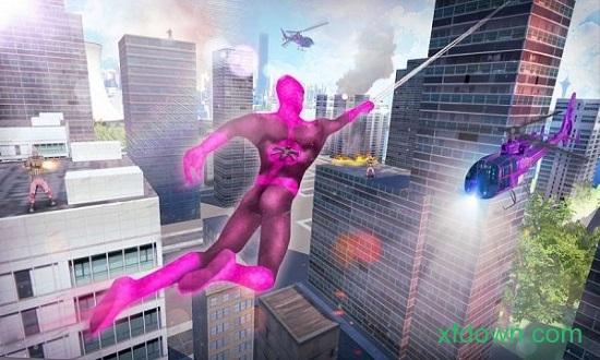 暗黑蜘蛛侠飞翔都市(spider superhero fly simulator)截图2