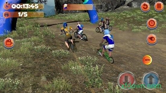 真实山地自行车2手机版(MTB Downhill 2 Multiplayer)截图0