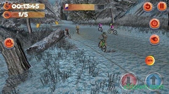 真实山地自行车2手机版(MTB Downhill 2 Multiplayer)截图1