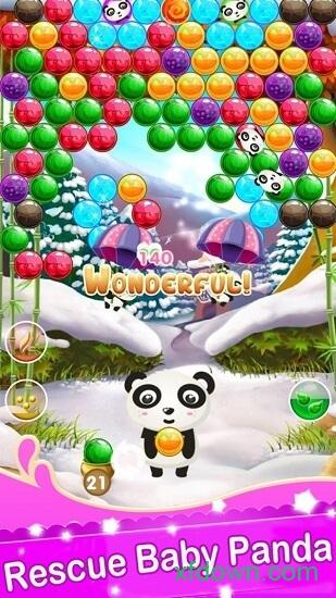 泡泡大战拯救熊猫宝宝截图1