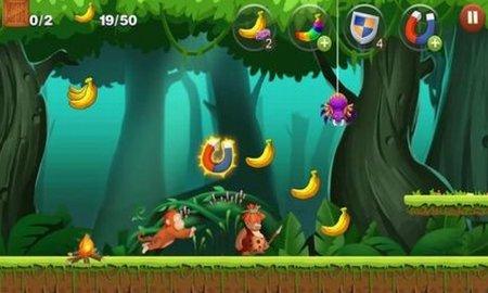 丛林猴子奔跑无限道具版截图2
