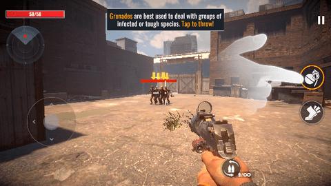 僵尸射击冒险无限金币版截图3