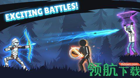 弓箭手英雄火柴人的战争中文版截图1