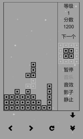俄罗斯方块黑白经典版