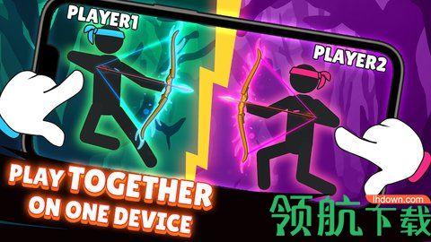 弓箭手英雄火柴人的战争中文版截图0