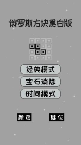 俄罗斯方块黑白经典版截图1