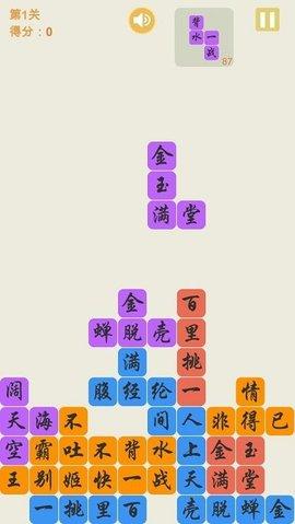 俄罗斯方块成语版手机免费版截图0
