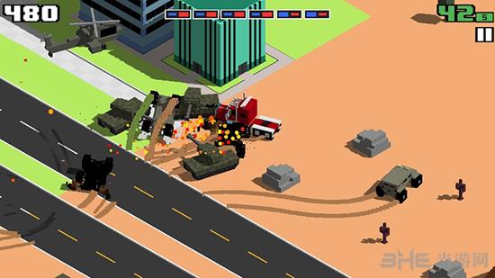 像素公路狂飙破解版 (Smashy Road: Wanted)安卓版v1.2.5截图2
