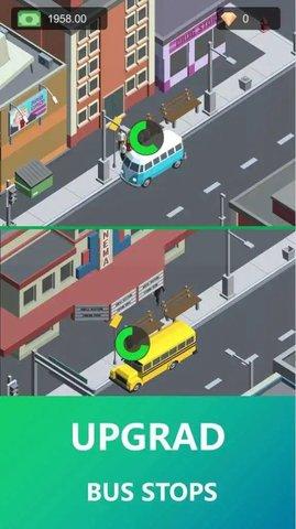 空闲巴士大亨模拟器截图1