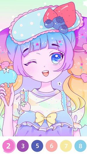 花花填色解锁版永久保存画截图2
