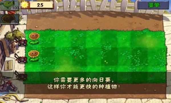 植物大战僵尸1花园版手机版 中文汉化破解版v1.2截图3