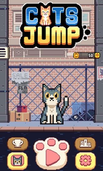 猫猫像素跳跃截图