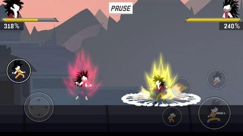 火柴人悟空格斗汉化版 v1.7.6截图1
