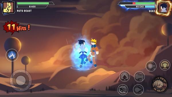 火柴人忍者格斗 (Stickman Ninja Fight)安卓免费版v0.4.2截图3