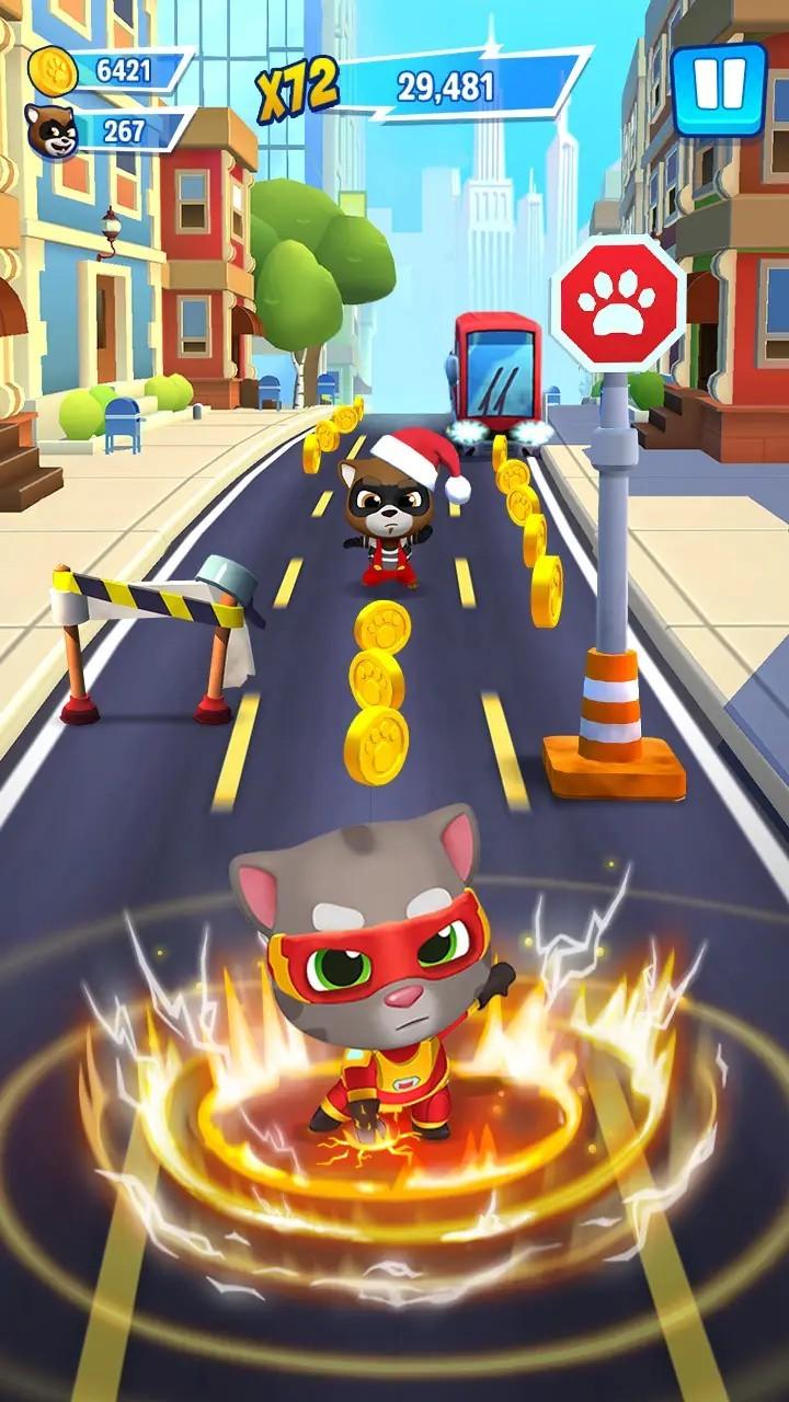 汤姆猫英雄跑酷官方正版 最新版v3.8.0.477截图2