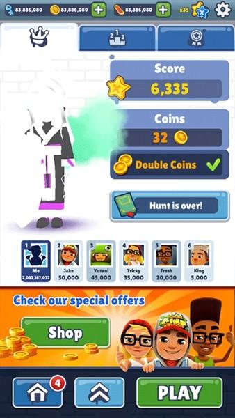 地铁跑酷牛犇犇魔改版本 v3.40.1截图2