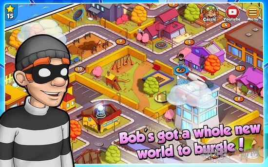 神偷鲍勃2汉化破解版 (Robbery Bob 2: Double Trouble)道具免费版v1.6截图1