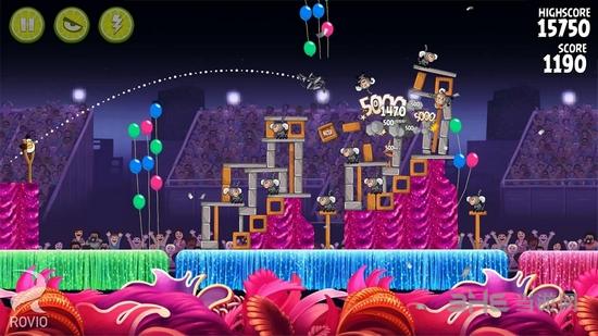 愤怒的小鸟里约版破解版 无限助推器版V2.6.6截图2