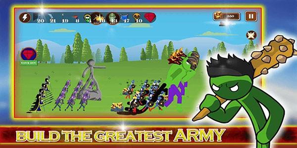 火柴人英雄之战无限金币无限钻石 (Hero stick war)修改版v4截图3